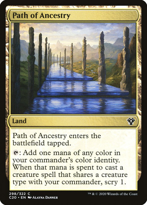 Path of Ancestry\nCommander: 2020 Edition\nSingle\nMagic The Gathering