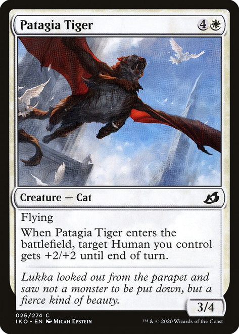 Patagia Tiger\nIkoria: Lair of Behemoths\nSingle\nMagic The Gathering