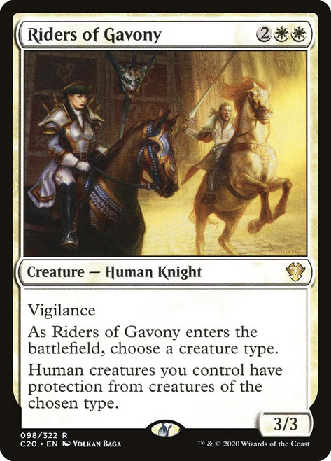 Riders of Gavony\nCommander: 2020 Edition\nSingle\nMagic The Gathering