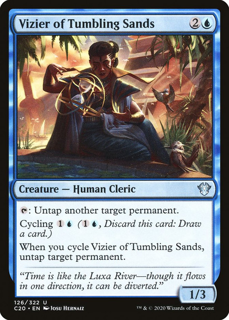 Vizier of Tumbling Sands\nCommander: 2020 Edition\nSingle\nMagic The Gathering