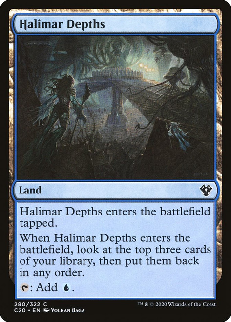 Halimar Depths\nCommander: 2020 Edition\nSingle\nMagic The Gathering