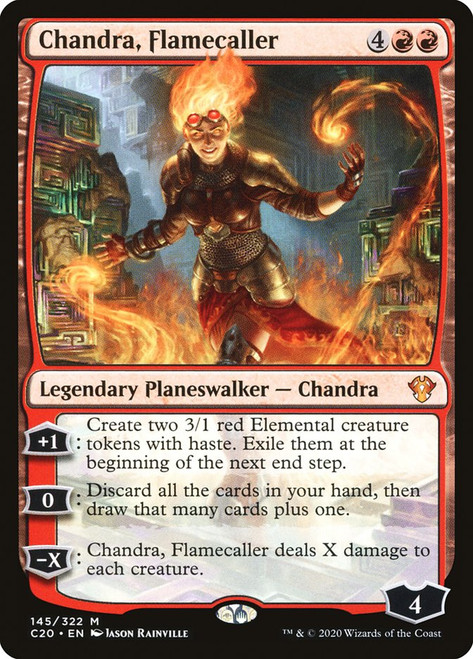 Chandra, Flamecaller\nCommander: 2020 Edition\nSingle\nMagic The Gathering
