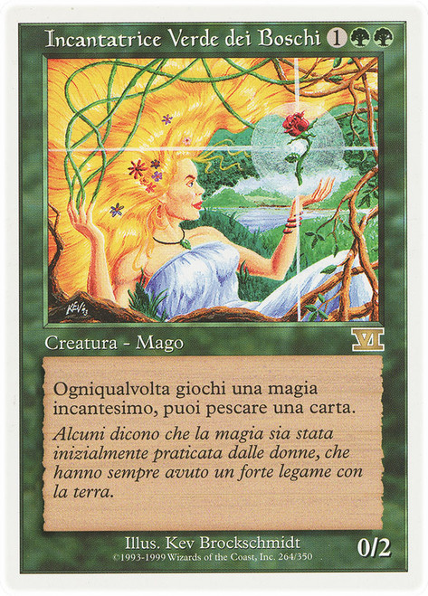 Verduran Enchantress\n6th Edition - Italian\nSingle\nMagic The Gathering