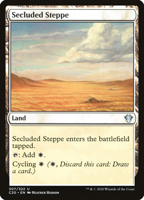 Secluded Steppe\nCommander: 2020 Edition\nSingle\nMagic The Gathering