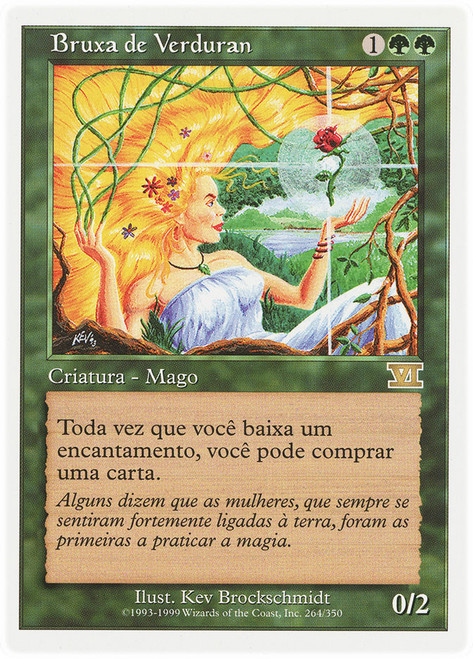 Verduran Enchantress\n6th Edition - Portuguese\nSingle\nMagic The Gathering