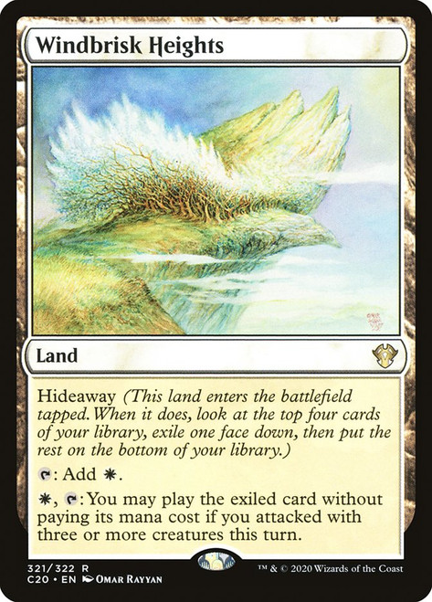 Windbrisk Heights\nCommander: 2020 Edition\nSingle\nMagic The Gathering