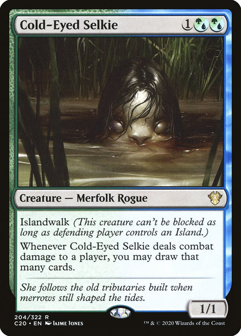 Cold-Eyed Selkie\nCommander: 2020 Edition\nSingle\nMagic The Gathering