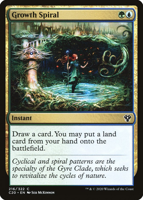 Growth Spiral\nCommander: 2020 Edition\nSingle\nMagic The Gathering