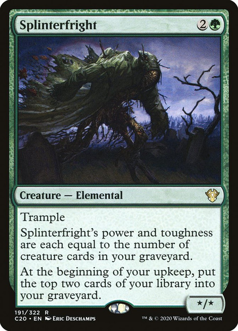 Splinterfright\nCommander: 2020 Edition\nSingle\nMagic The Gathering