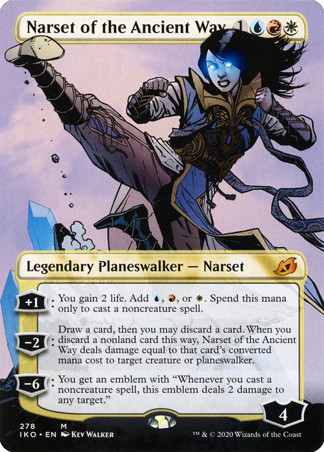 Narset of the Ancient Way (Borderless)\nIkoria: Lair of Behemoths - Variants\nSingle\nMagic The Gathering