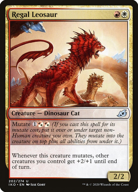 Regal Leosaur\nIkoria: Lair of Behemoths\nSingle\nMagic The Gathering