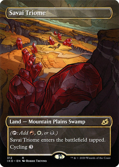 Savai Triome (Showcase)\nIkoria: Lair of Behemoths - Variants\nSingle\nMagic The Gathering