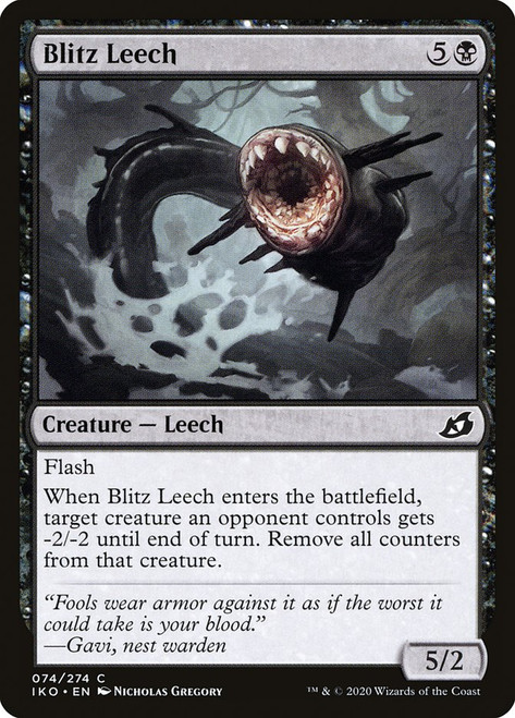 cards with blitz mtg Blitz Leech | Ikoria: Lair of Behemoths