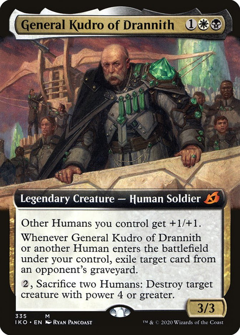 General Kudro of Drannith (Extended Art)\nIkoria: Lair of Behemoths - Variants\nSingle\nMagic The Gathering