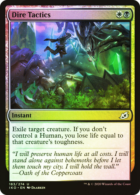 Dire Tactics\nIkoria: Lair of Behemoths\nSingle\nMagic The Gathering