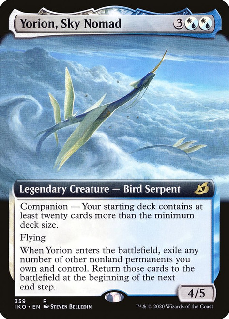 Yorion, Sky Nomad (Extended Art)\nIkoria: Lair of Behemoths - Variants\nSingle\nMagic The Gathering
