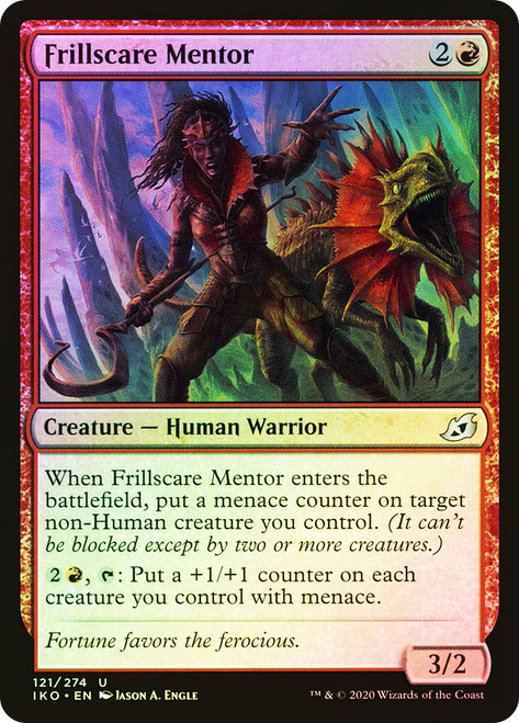 Frillscare Mentor\nIkoria: Lair of Behemoths\nSingle\nMagic The Gathering