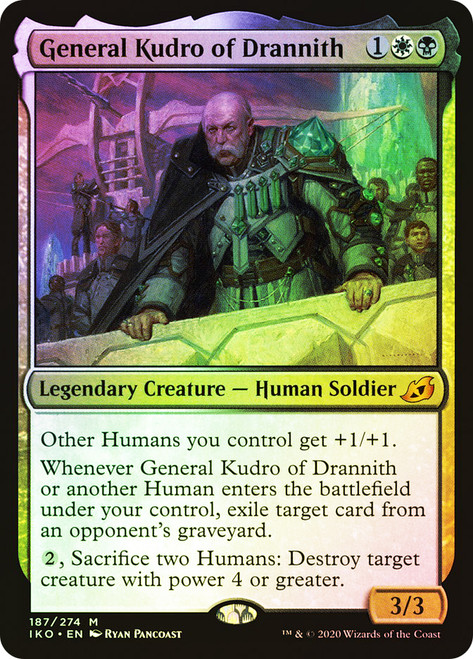 General Kudro of Drannith\nIkoria: Lair of Behemoths\nSingle\nMagic The Gathering