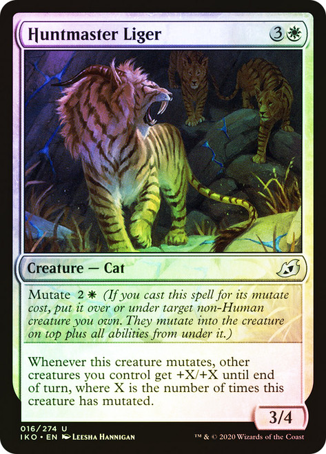 Huntmaster Liger\nIkoria: Lair of Behemoths\nSingle\nMagic The Gathering