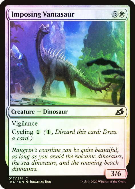 Imposing Vantasaur\nIkoria: Lair of Behemoths\nSingle\nMagic The Gathering