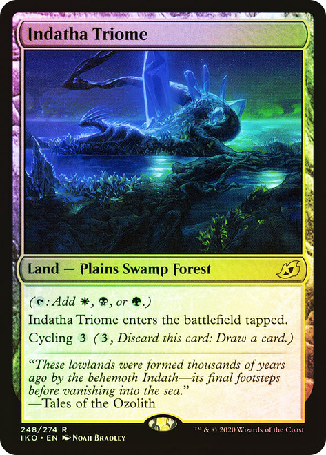 Indatha Triome\nIkoria: Lair of Behemoths\nSingle\nMagic The Gathering