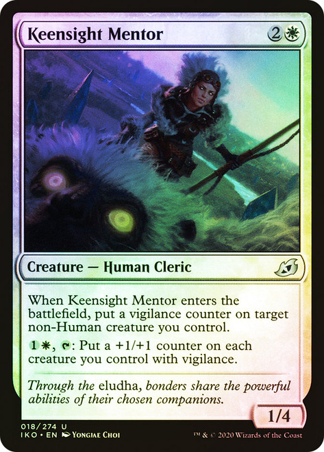 Keensight Mentor\nIkoria: Lair of Behemoths\nSingle\nMagic The Gathering