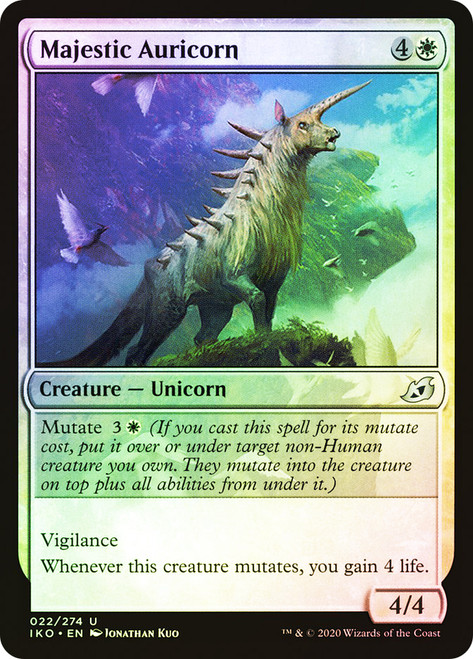 Majestic Auricorn\nIkoria: Lair of Behemoths\nSingle\nMagic The Gathering