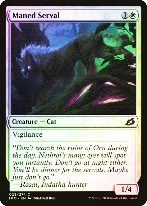 Maned Serval\nIkoria: Lair of Behemoths\nSingle\nMagic The Gathering