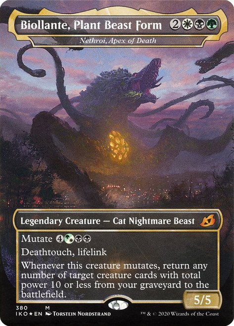 Nethroi, Apex of Death (Biollante, Plant Beast Form) (Godzilla Series)\nIkoria: Lair of Behemoths - Variants\nSingle\nMagic The Gathering