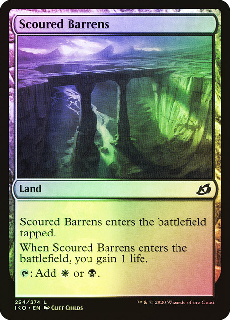 Scoured Barrens\nIkoria: Lair of Behemoths\nSingle\nMagic The Gathering