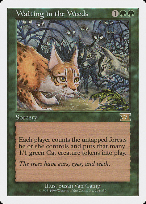 Waiting in the Weeds\n6th Edition\nSingle\nMagic The Gathering