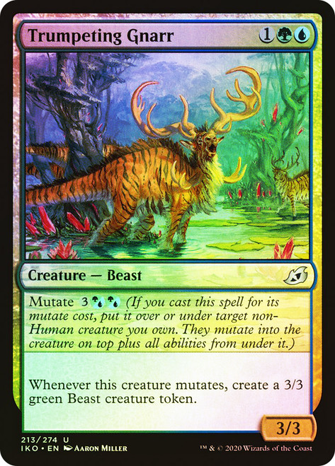 Trumpeting Gnarr\nIkoria: Lair of Behemoths\nSingle\nMagic The Gathering