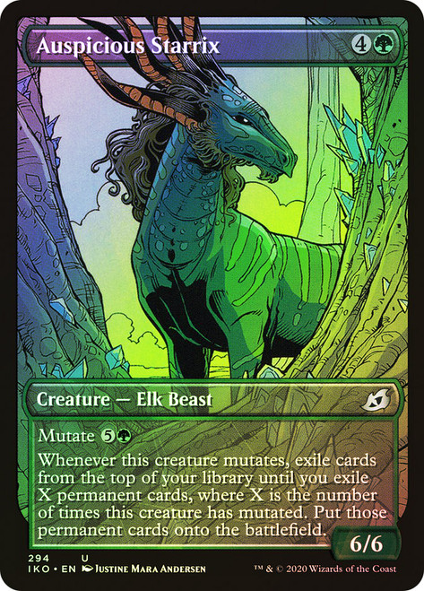 Auspicious Starrix (Showcase)\nIkoria: Lair of Behemoths - Variants\nSingle\nMagic The Gathering