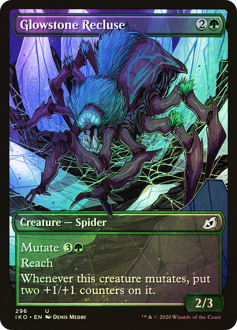 Glowstone Recluse (Showcase)\nIkoria: Lair of Behemoths - Variants\nSingle\nMagic The Gathering