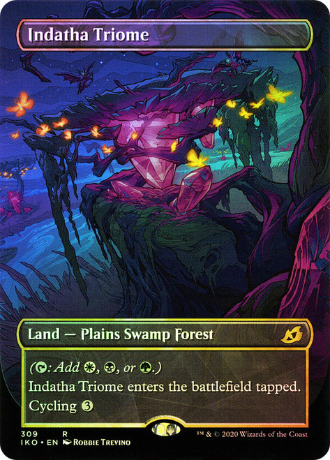 Indatha Triome (Showcase)\nIkoria: Lair of Behemoths - Variants\nSingle\nMagic The Gathering