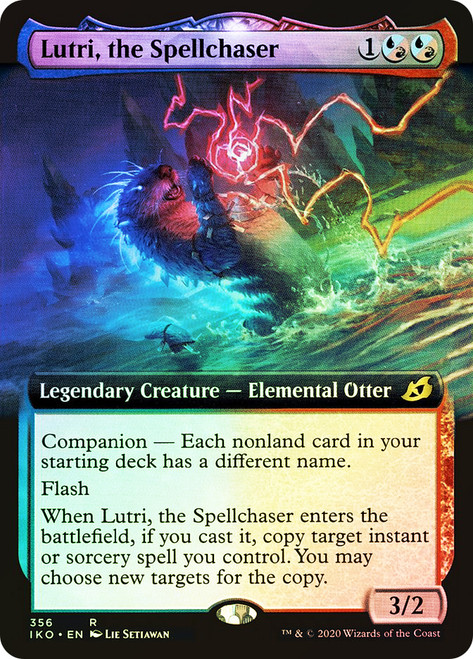 Lutri, the Spellchaser (Extended Art)\nIkoria: Lair of Behemoths - Variants\nSingle\nMagic The Gathering