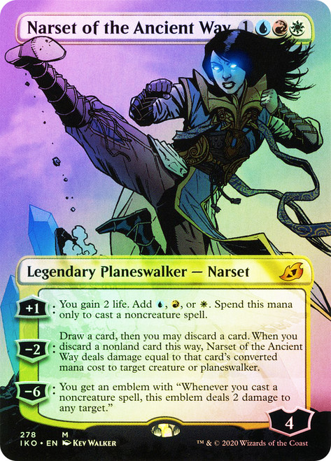 Narset of the Ancient Way (Borderless)\nIkoria: Lair of Behemoths - Variants\nSingle\nMagic The Gathering