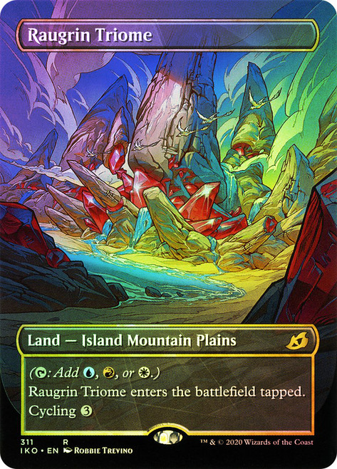 Raugrin Triome (Showcase)\nIkoria: Lair of Behemoths - Variants\nSingle\nMagic The Gathering