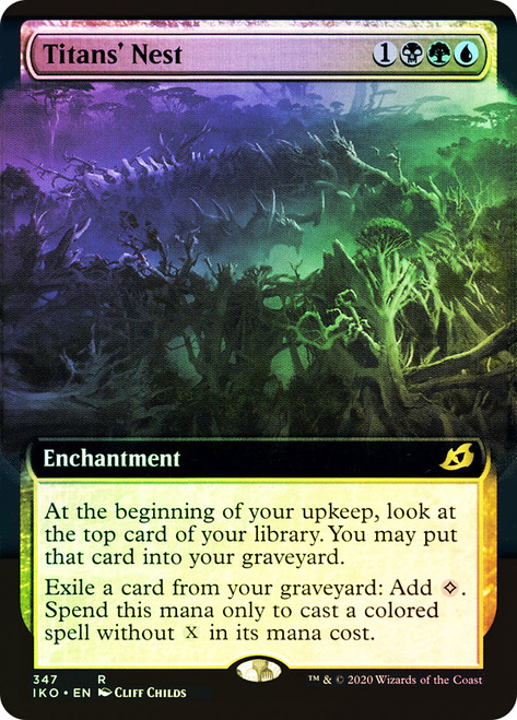 Titans' Nest (Extended Art)\nIkoria: Lair of Behemoths - Variants\nSingle\nMagic The Gathering
