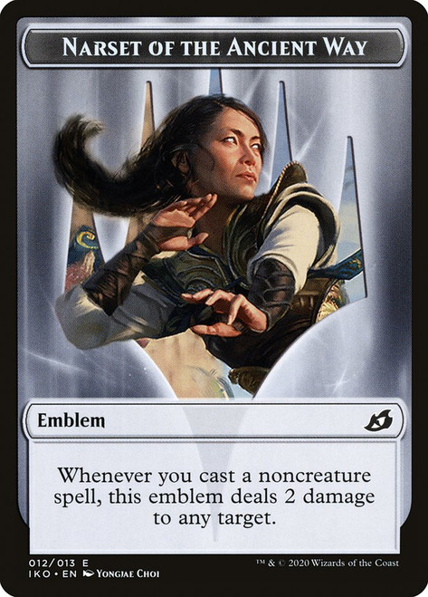{Narset Emblem}\nIkoria: Lair of Behemoths\nSingle\nMagic The Gathering