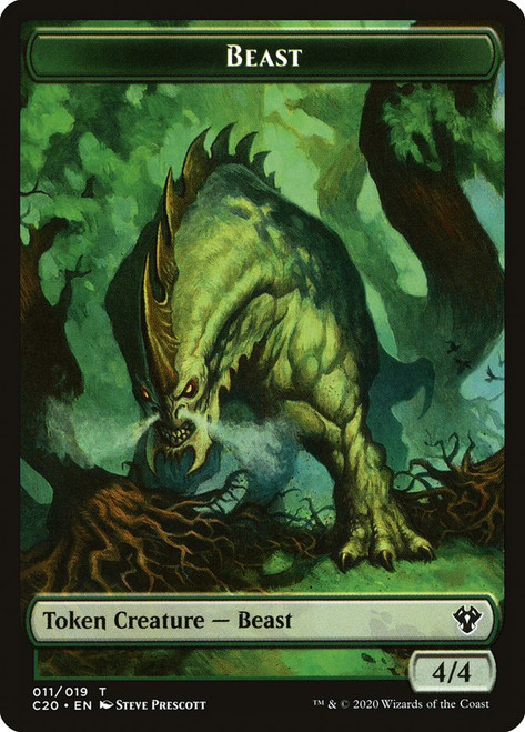 {Beast Token} // {Bird Illusion Token}
Commander 2020
Single
Magic: The Gathering