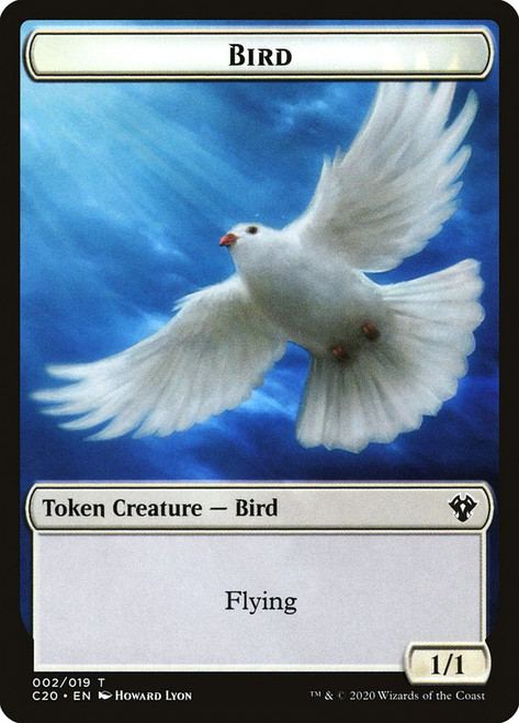 {Bird Token} // {Dinosaur Cat Token}
Commander 2020
Single
Magic: The Gathering