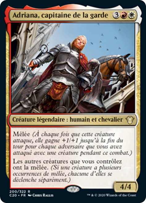 Adriana, Captain of the Guard [SGL-MTG-C20-200-FRN]