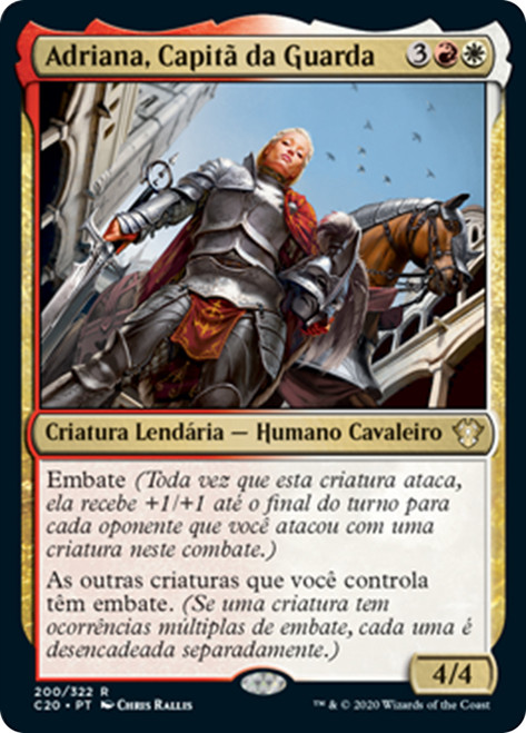 Adriana, Captain of the Guard [SGL-MTG-C20-200-PTN]