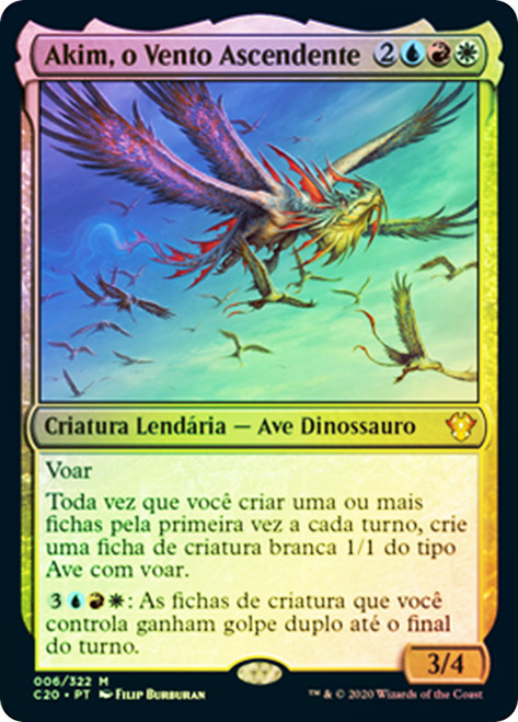 Akim, the Soaring Wind [SGL-MTG-C20-006-PTF]