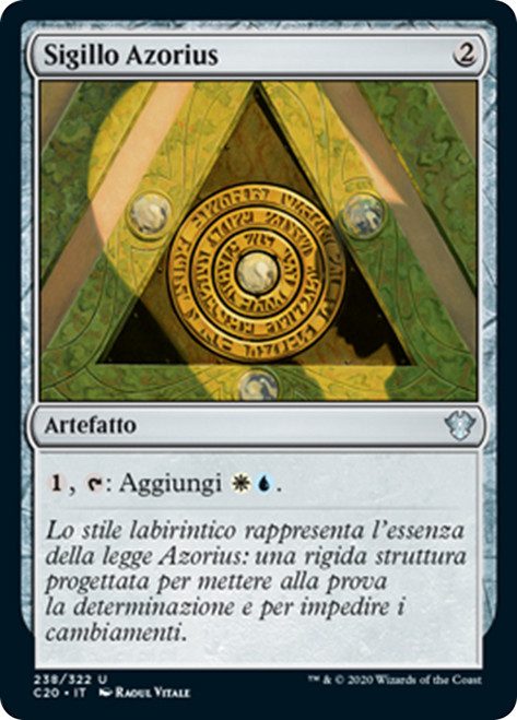 Azorius Signet [SGL-MTG-C20-238-ITN]