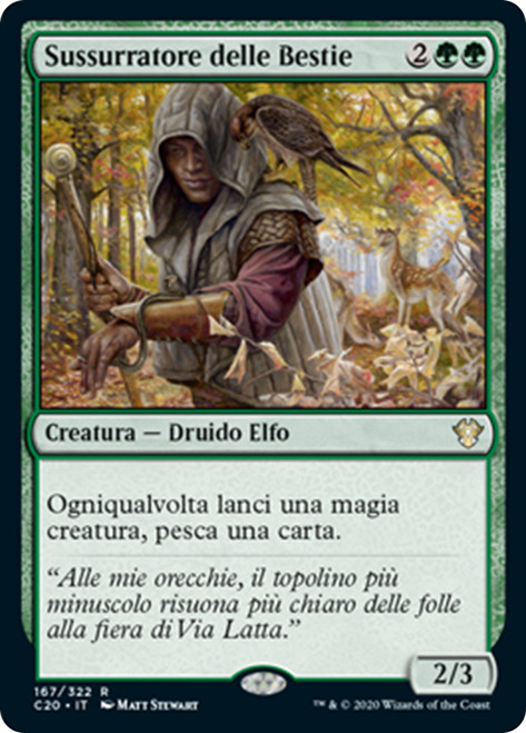 Beast Whisperer [SGL-MTG-C20-167-ITN]