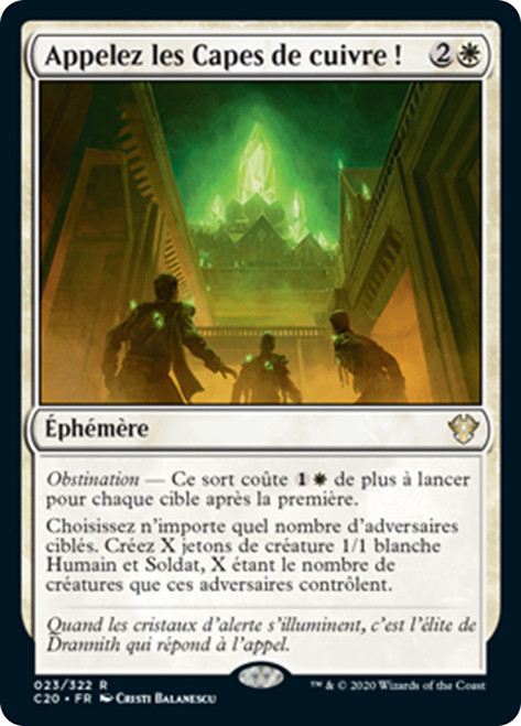 Call the Coppercoats [SGL-MTG-C20-023-FRN]