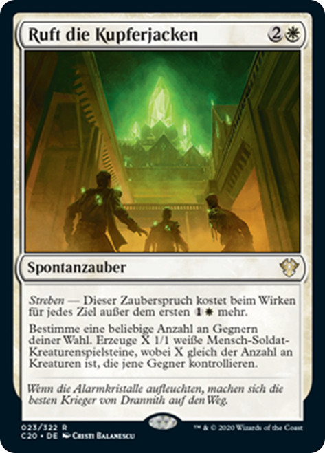 Call the Coppercoats [SGL-MTG-C20-023-DEN]