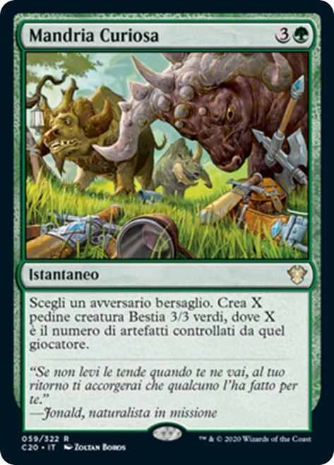 Curious Herd | Commander 2020 | Star City Games